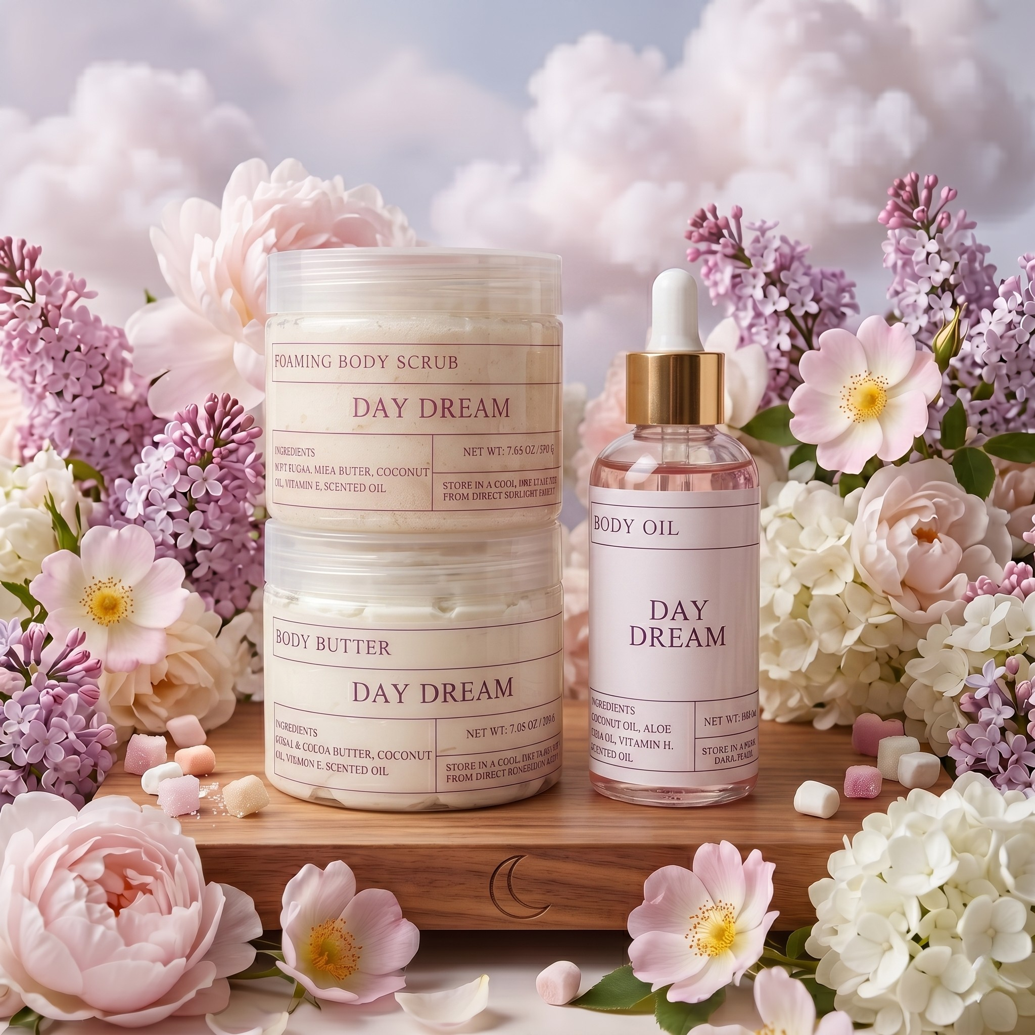 Day Dream Full Ritual Bundle — Scrub, Body Butter & Body Oil
