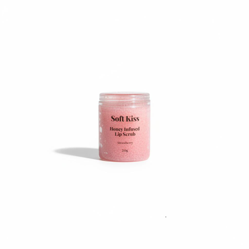 Honey Infused Lip Scrub - Strawberry
