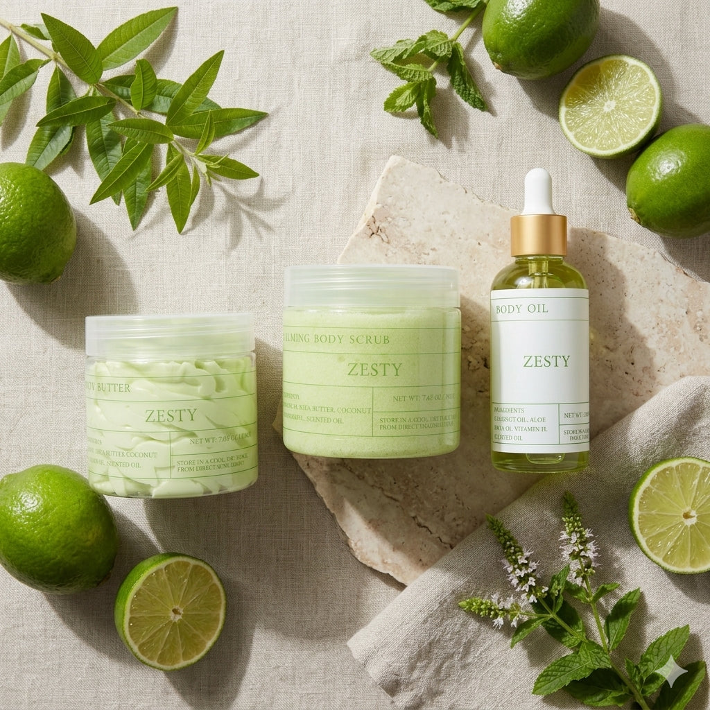 Zesty Full Ritual Bundle — Scrub, Body Butter & Body Oil